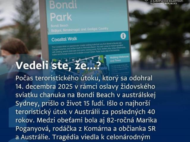 Facebooková stránka rezortu zahraničných vecí SR